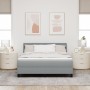 Marco de cama con colchón Gris claro Tejido 140 x 190 cm de , Camas y somieres - Ref: Foro24-3342128, Precio: 460,43 €, Descu...