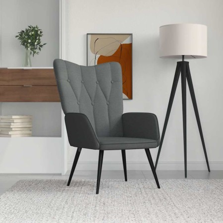 Sillón de relax de tela gris oscuro en Sillones | Comprar online en Foru.es