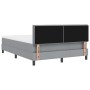 Marco de cama con colchón Gris claro Tejido 140 x 190 cm de , Camas y somieres - Ref: Foro24-3342128, Precio: 460,43 €, Descu...