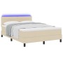 Estructura de Cama con Colchón Beige Tela 140 x 200 cm de , Camas y somieres - Ref: Foro24-3342140, Precio: 447,48 €, Descuen...