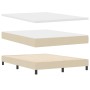 Estructura de Cama con Colchón Beige Tela 140 x 200 cm de , Camas y somieres - Ref: Foro24-3342140, Precio: 447,48 €, Descuen...