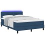 Estructura de Cama con Colchón Azul Marino Tejido 160 x 200 cm de , Camas y somieres - Ref: Foro24-3342148, Precio: 489,99 €,...