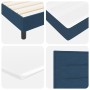 Estructura de Cama con Colchón Azul Marino Tejido 160 x 200 cm de , Camas y somieres - Ref: Foro24-3342148, Precio: 489,99 €,...