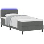 Marco de cama con colchón Gris claro Tela 100 x 200 cm de , Camas y somieres - Ref: Foro24-3342185, Precio: 334,96 €, Descuen...