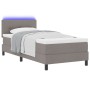 Estructura de Cama con Colchón Estructura gris claro con colchón blanco de , Camas y somieres - Ref: Foro24-3342188, Precio: ...