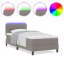 Estructura de Cama con Colchón Estructura gris claro con colchón blanco de , Camas y somieres - Ref: Foro24-3342188, Precio: ...