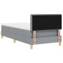 Cama con Base con Colchón y Luz LED Gris Claro 90x200 cm Tela de , Camas y somieres - Ref: Foro24-3342331, Precio: 312,68 €, ...