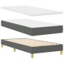 Cama con Box Spring con Colchón y Luz LED Gris Oscuro 90x200 cm Tela de , Camas y somieres - Ref: Foro24-3342332, Precio: 309...