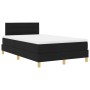 Cama con Base con Colchón y LED Negra 120x200 cm Tela de , Camas y somieres - Ref: Foro24-3342354, Precio: 406,05 €, Descuent...
