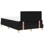 Cama con Base con Colchón y LED Negra 120x200 cm Tela de , Camas y somieres - Ref: Foro24-3342354, Precio: 406,05 €, Descuent...