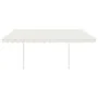 Toldo retráctil automático con postes crema 4,5x3 m de vidaXL, Toldos - Ref: Foro24-3069967, Precio: 501,97 €, Descuento: %