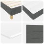 Cama con Box Spring con Colchón y LED Gris Oscuro 140x200 cm Tela de , Camas y somieres - Ref: Foro24-3342367, Precio: 433,85...