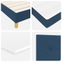 Cama Box Spring con Colchón y LED Azul 100x200 cm Tela de , Camas y somieres - Ref: Foro24-3342421, Precio: 349,06 €, Descuen...