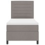 Cama con somier con colchón y LED taupe 100x200 cm tela de , Camas y somieres - Ref: Foro24-3342771, Precio: 390,16 €, Descue...