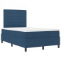 Cama con somier y colchón LED azul 120x200 cm de tela de , Camas y somieres - Ref: Foro24-3342787, Precio: 458,65 €, Descuent...