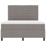 Cama con Box Spring y Colchón & LED Taupe 140x200 cm Tela de , Camas y somieres - Ref: Foro24-3342799, Precio: 551,65 €, Desc...