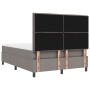 Cama con Box Spring y Colchón & LED Taupe 140x200 cm Tela de , Camas y somieres - Ref: Foro24-3342799, Precio: 551,65 €, Desc...
