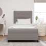 Cama con canapé con colchón y LED Taupe 120x200 cm Tela de , Camas y somieres - Ref: Foro24-3342862, Precio: 413,30 €, Descue...