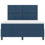 Cama Box Spring con Colchón & Luz LED Azul 160x200 cm Tela de , Camas y somieres - Ref: Foro24-3342885, Precio: 569,83 €, Des...