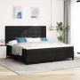 Cama con base de muelles con colchón y LED Negro 200x200 cm Tela de , Camas y somieres - Ref: Foro24-3342895, Precio: 691,35 ...
