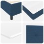 Cama Box Spring con Colchón & Luz LED Azul 160x200 cm Tela de , Camas y somieres - Ref: Foro24-3342885, Precio: 569,83 €, Des...