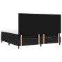 Cama con base de muelles con colchón y LED Negro 200x200 cm Tela de , Camas y somieres - Ref: Foro24-3342895, Precio: 691,35 ...