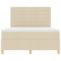 Colchón box spring Crema Tela 140 x 190 cm Colchón Rectangular de , Camas y somieres - Ref: Foro24-3343024, Precio: 509,70 €,...