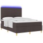 Estructura de Cama Box Spring Marrón Oscuro Tela 160 x 200 cm de , Camas y somieres - Ref: Foro24-3343036, Precio: 573,64 €, ...