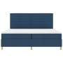 Cama con Somier y Colchón & LED Azul 200x200 cm Tela de , Camas y somieres - Ref: Foro24-3343053, Precio: 696,60 €, Descuento: %