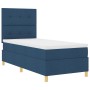 Estructura de Cama con Colchón Azul Tela 90 x 200 cm Cama Azul de , Camas y somieres - Ref: Foro24-3343074, Precio: 368,83 €,...