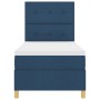 Estructura de Cama con Colchón Azul Tela 90 x 200 cm Cama Azul de , Camas y somieres - Ref: Foro24-3343074, Precio: 368,83 €,...