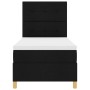 Estructura de Cama con Colchón Negra Tela 100 x 200 cm de , Camas y somieres - Ref: Foro24-3343077, Precio: 354,28 €, Descuen...