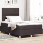 Estructura de Cama con Colchón Marrón oscuro Tela 120 x 200 cm de , Camas y somieres - Ref: Foro24-3343092, Precio: 407,23 €,...