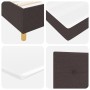 Estructura de Cama con Colchón Marrón oscuro Tela 120 x 200 cm de , Camas y somieres - Ref: Foro24-3343092, Precio: 407,23 €,...