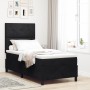Cama Box Spring con Colchón y LED Negra 90x200 cm de Terciopelo de , Camas y somieres - Ref: Foro24-3343288, Precio: 326,58 €...
