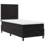 Cama Box Spring con Colchón y LED Negra 90x200 cm de Terciopelo de , Camas y somieres - Ref: Foro24-3343288, Precio: 326,58 €...