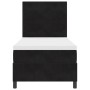 Cama Box Spring con Colchón y LED Negra 90x200 cm de Terciopelo de , Camas y somieres - Ref: Foro24-3343288, Precio: 326,58 €...