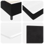Cama Box Spring con Colchón y LED Negra 90x200 cm de Terciopelo de , Camas y somieres - Ref: Foro24-3343288, Precio: 326,58 €...