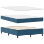 Cama con Box Spring y Colchón & LED Azul Oscuro 160x200 cm de Terciopelo de , Camas y somieres - Ref: Foro24-3343326, Precio:...
