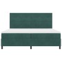 Cama con Somier y Colchón con LED Verde Oscuro 200x200 cm Terciopelo de , Camas y somieres - Ref: Foro24-3343337, Precio: 726...
