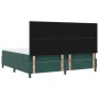 Cama con Somier y Colchón con LED Verde Oscuro 200x200 cm Terciopelo de , Camas y somieres - Ref: Foro24-3343337, Precio: 726...