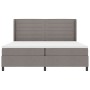 Cama Box Spring con colchón y LED Taupe 200x200 cm Tela de , Camas y somieres - Ref: Foro24-3343466, Precio: 729,12 €, Descue...