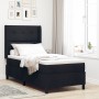 Cama Box Spring con Colchón y LED Negro 90x200 cm Tela de , Camas y somieres - Ref: Foro24-3343485, Precio: 362,15 €, Descuen...