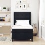 Cama Box Spring con Colchón y LED Negro 90x200 cm Tela de , Camas y somieres - Ref: Foro24-3343485, Precio: 362,15 €, Descuen...