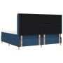 Cama de Box Spring con Colchón y LED Azul 200x200 cm Tela de , Camas y somieres - Ref: Foro24-3343531, Precio: 737,01 €, Desc...