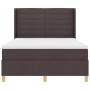 Cama con Somier y Colchón LED Marrón Oscuro 140x200 cm Tela de , Camas y somieres - Ref: Foro24-3343633, Precio: 529,04 €, De...