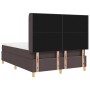 Cama con somier de y colchón & LED Marrón Oscuro 140x190 cm Tela de , Camas y somieres - Ref: Foro24-3343689, Precio: 530,83 ...