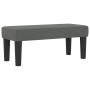 Cama Box Spring con Colchón y Banco Gris Oscuro 90x200 cm Tela de , Camas y somieres - Ref: Foro24-3343961, Precio: 394,00 €,...