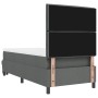 Cama Box Spring con Colchón y Banco Gris Oscuro 90x200 cm Tela de , Camas y somieres - Ref: Foro24-3343961, Precio: 394,00 €,...