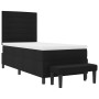 Cama Box Spring con Colchón y Banco Negro 90x200 cm Tela de , Camas y somieres - Ref: Foro24-3343962, Precio: 386,39 €, Descu...